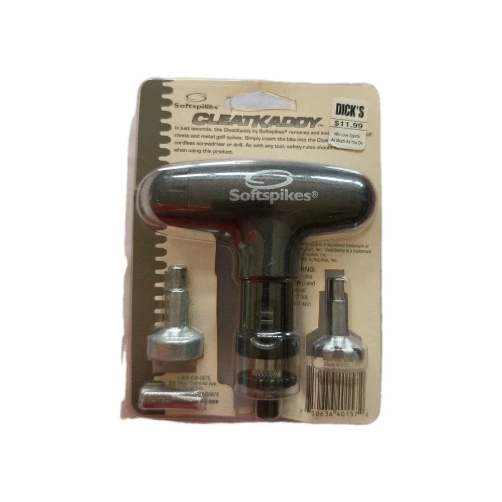Sealed‎ SoftSpikes Cleat Kaddy Golf Shoe Spikes Install Removal Tool Golfer Gift